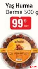 DERME YAŞ HURMA 500 G DERME YAŞ HURMA 500 G